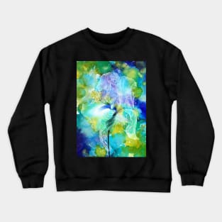 Iris flower illustration Crewneck Sweatshirt